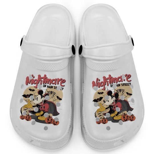 Vintage Mickey Halloween Clogs, Disney Halloween  Clogs