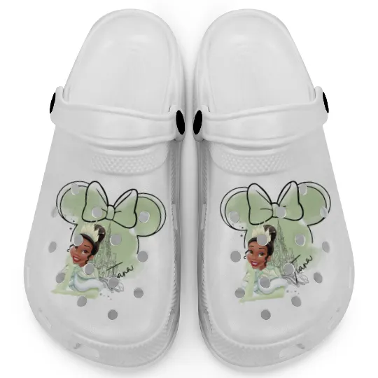 Disney Princess Tiana Castle Clogs, Tiana Princess Clogs