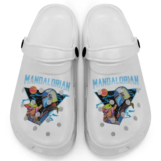 New Collection Star Wars Mandalorian Clogs, Disneyland, Disney Trip Clogs, Star Wars Clogs