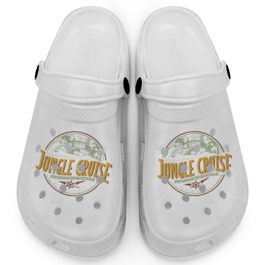 Jungle Cruise Ride Back Side Of Water Clogs, Vintage Disney Clogs