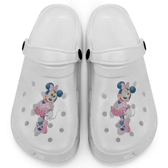 Minnie Mouse Ballerina Clogs, Family Disney Clogs, Matching Minnie Clogs