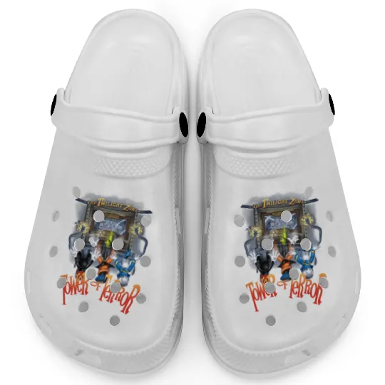 Retro Mickey And Friends Tower Of Terror Clogs, Mickey And Friends Clogs, Disneyworld Disney Clogs