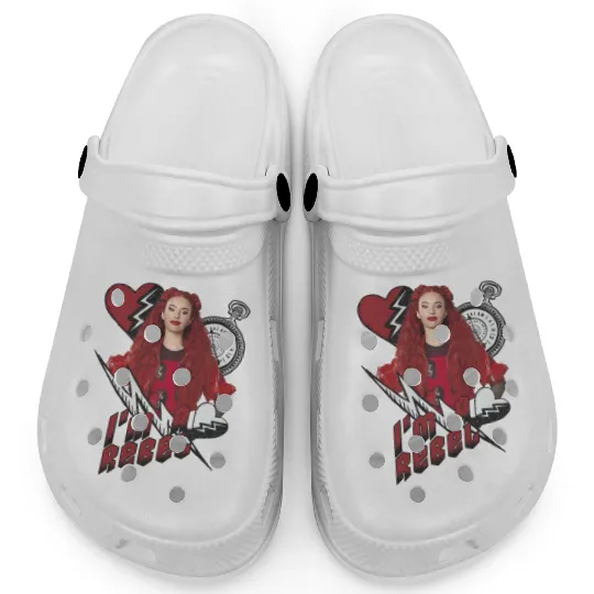 The Rise Of Red Im A Rebel Red Clogs, Disney Descendants 4 Movie Clogs, Birthday Girl 2024 Trip Clogs