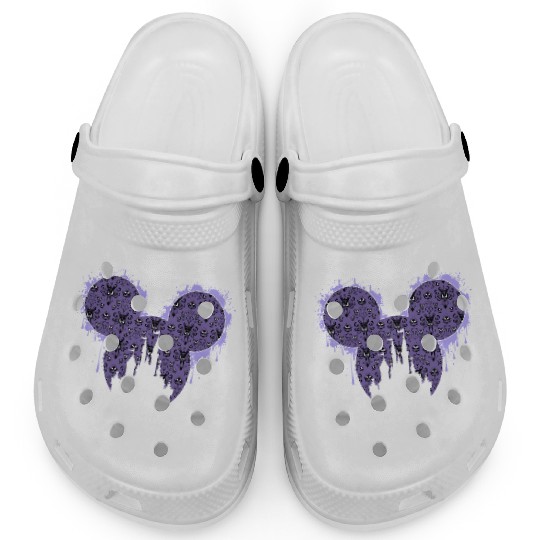 The Haunted Mansion Disney Castle Mickey Icon Clogs Hitchhiking Ghosts Clogs