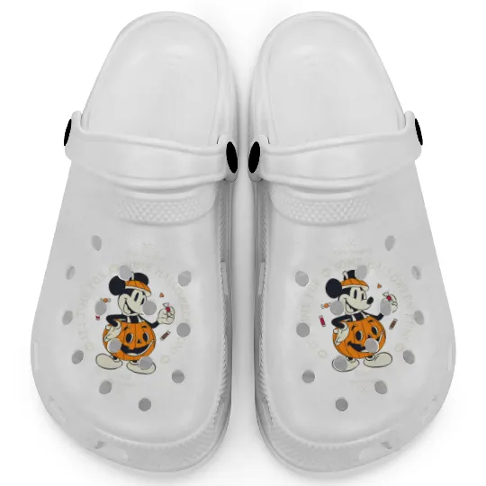 Disney Mickey Halloween  Clogs, Disney Mickey Pumpkin