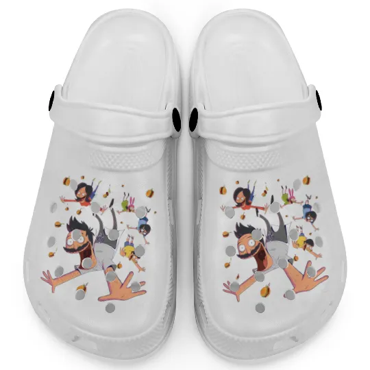 Bobs Burgers Comic Art Family Falling Clogs