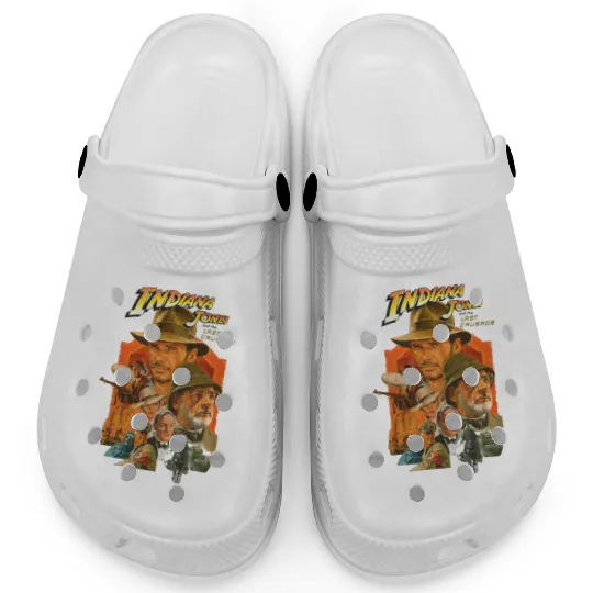 Vintage 90s Indiana Jones Adventure Disneyland 1995,Indiana Jones Clogs, Vintage Disney Movie Clogs