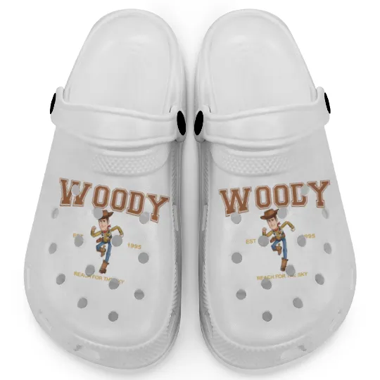 Sheriff Woody Clogs, Toy Story Clogs, Disneyland Clogs