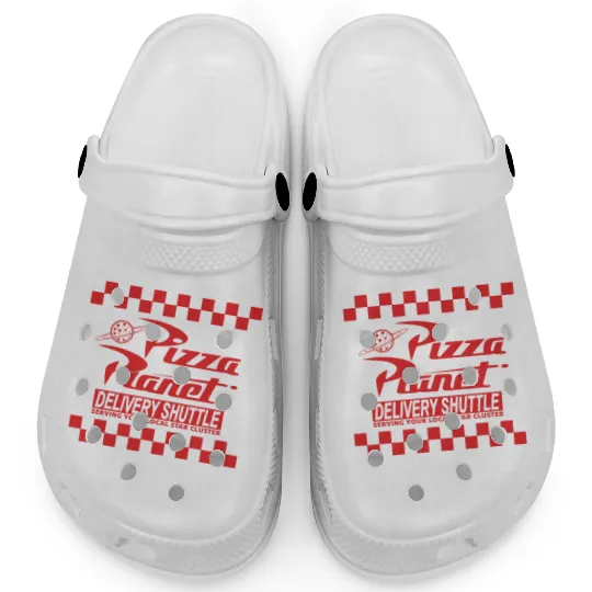 Pizza Planet Clogs, Toy Story Pizza Planet Clogs, Disney Pizza