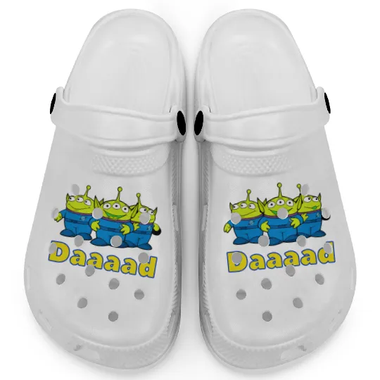 Alien Toy Story Clogs, Funny Dad Disney Clogs, Disney Dad Tees, Dad Tees