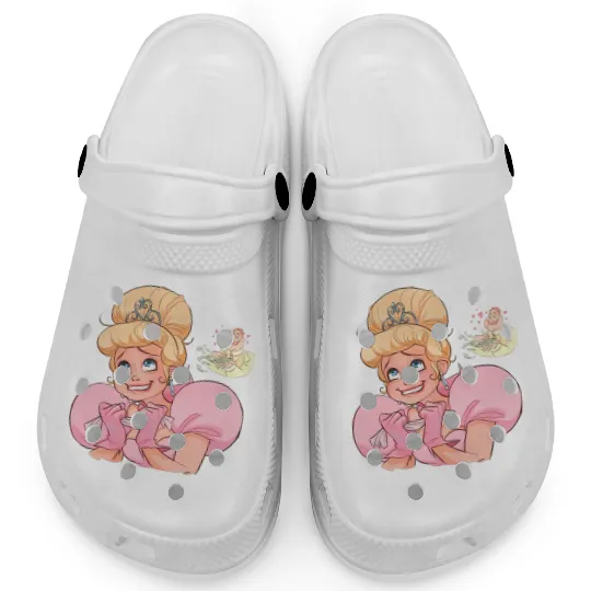 Disney Charlotte Emotions Clogs, Disney Princess Clogs, Princess And The Frog Clogs, Disney Princess Kid Clogs, Family Birthday Gift Kid.