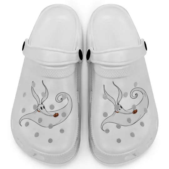 Disney Halloween Nightmare Before Christmas Zero Pumpkin Clogs