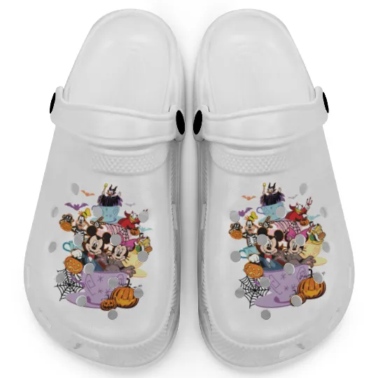 Disney Halloween Clogs, Halloween Mickey &Friends Clogs, Disney Halloween Skeleton Clogs,Disney Halloween Matching Clogs,Disney Family Clogs