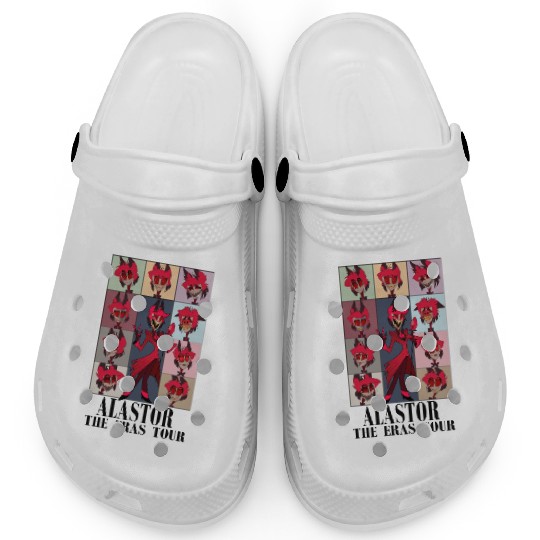 Discover Alastor The Eras Tour Inpired Clogs, Alastor Hazbin Hotel Characters Clogs