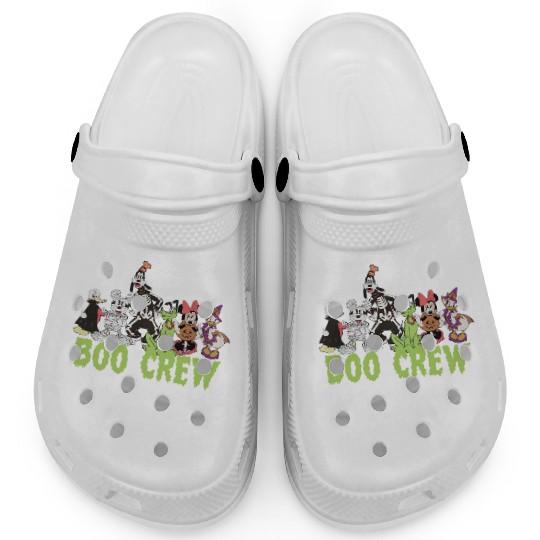 Mickey and Friends Boo Crew Halloween Clogs, Disney Skeleton Mummy Clogs