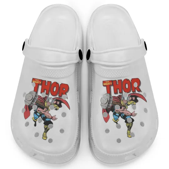 Thor Clogs, Retro Marvel  Clogs, Avengers Clogs, Disney Marvel Clogs, Marvel Comic Clogs, Matching Marvel Clogs, MCU Clogs Clogs