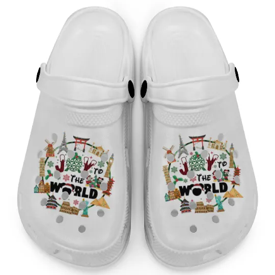 Epcot Christmas Clogs, Joy to the World, Disney Christmas