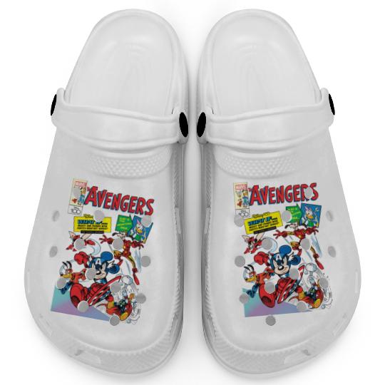 Disney 100 Mickey Mouse & Friends Avengers Comics Book Retro Clogs