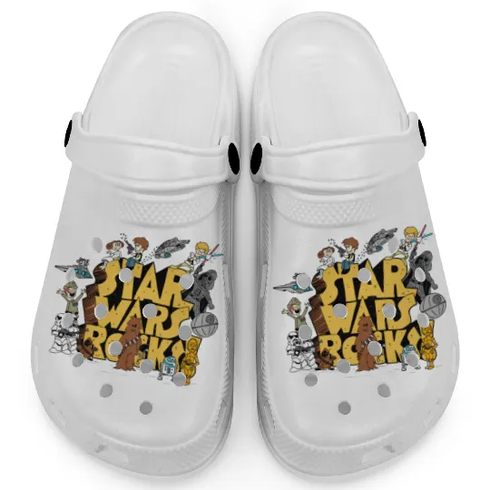 Star Wars Rocks Vintage Clogs, Disney Star Wars Clogs