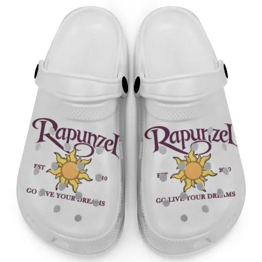 Disney Tangled Rapunzel Go Live Your Dream Clogs