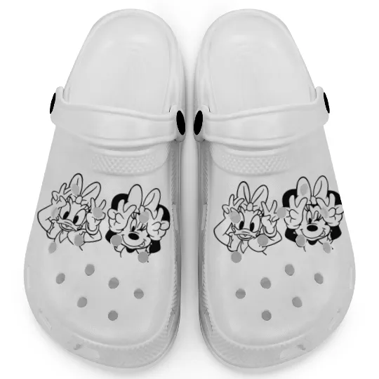 Daisy Duck and Minnie Mouse, Minnie Mouse Clogs, Family Disney Clogs