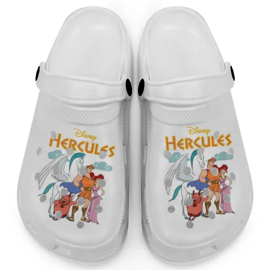 Disney Hercules Classic Hero Group Shot  Poster Clogs