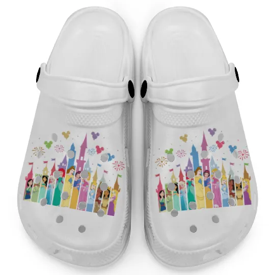 Disney Princess  Clogs, Disney Princess Birthday Clogs