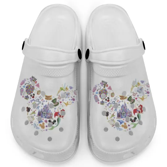 Disney Magic Kingdom Clogs, Disney Characters Clogs