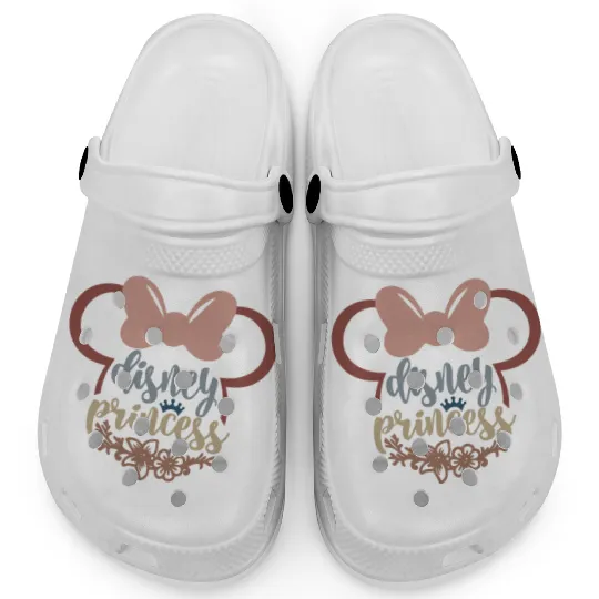 Princess Disney Floral Clogs, Disney Princess