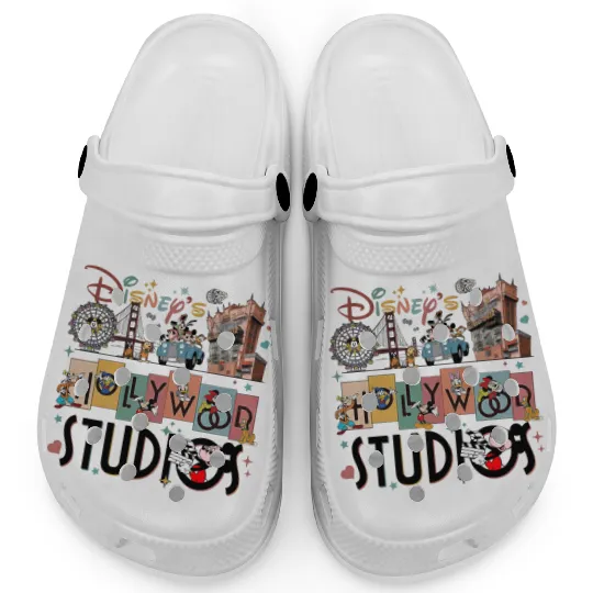 Disney Land Clogs, Disneyworld Clogs, Mickey And Friends Clogs, Magic Kingdom Clogs, Disney Trip Clogs