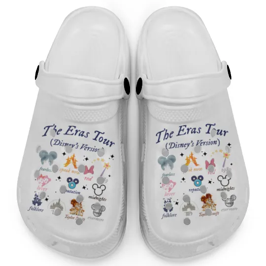 Eras Tour Disney Clogs, Swift Happiest Magical Place Gift
