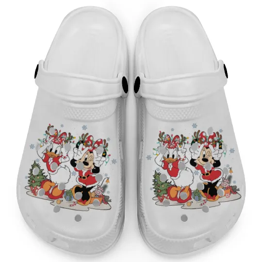 Vintage Disney Christmas  Clogs, Minnie and Daisy Christmas