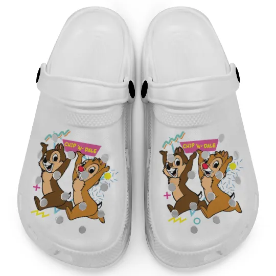 Chip and Dale Clogs,Disney Couple Clogs, Disney Family Clogs, Disney Vacation Clogs