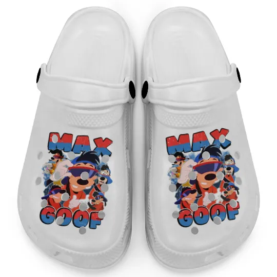 Disney A Goofy Movie Max Goof Porrtrait  Retro Clogs, WDW Magic Kingdom  Clogs