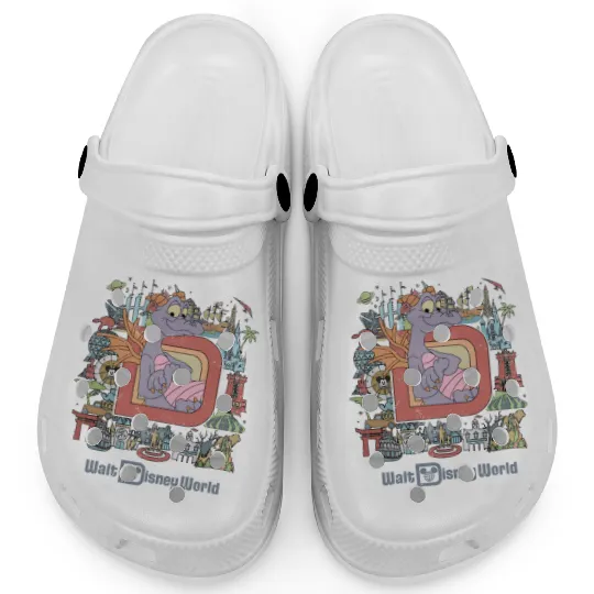 Disney Epcot Figment Clogs, Disney Figment Clogs