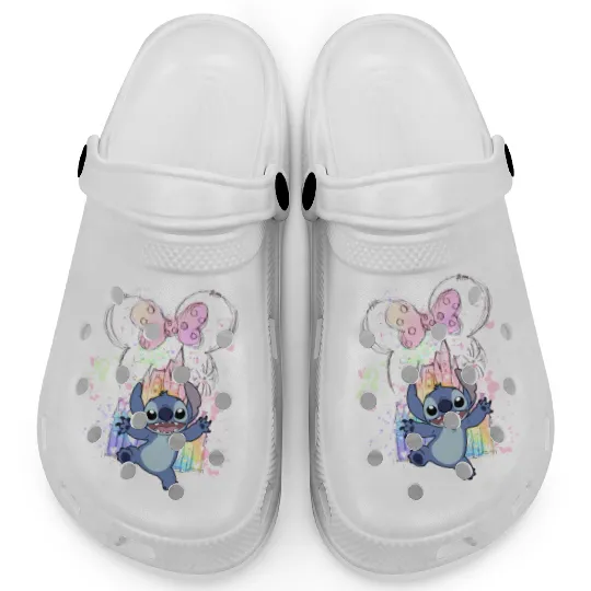 Disney Stitch Clogs, Cute Disney Stitch Clogs, Stitch Clogs, Disney Magic Kingdom Stitch Clogs