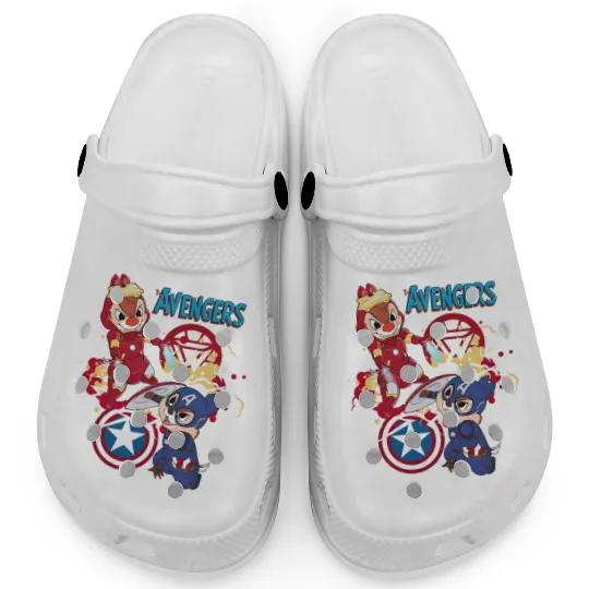 Disney Chip And Dale Avengers Clogs, Chip And Dale Clogs