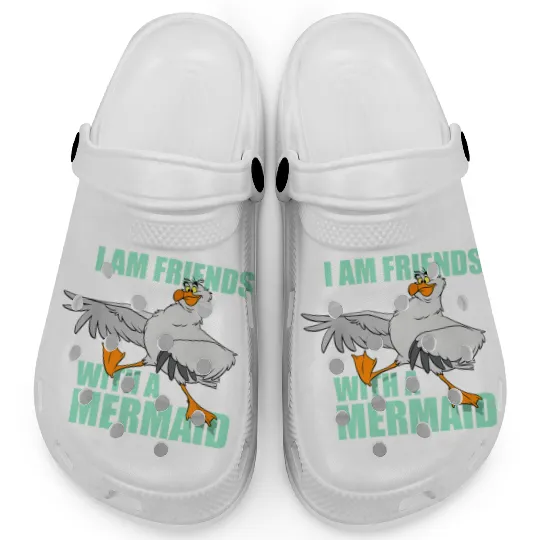 Disney The Little Mermaid Scuttle Friends With A Mermaid Clogs, Magic Kingdom Trip