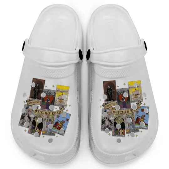 Agatha All Along Tarot Cards Clogs, Marvel Show Disney, Agatha Harkness Down The Witches