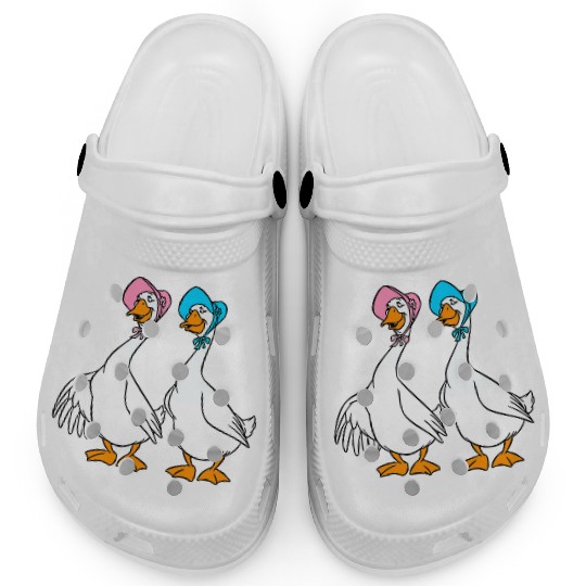 Disney The Aristocats Group Geese Characters Funny Goose Clogs, Goose Lover Gift