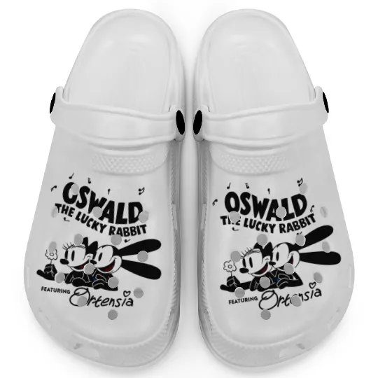 Disney Oswald Clogs, Oswald Classic Lucky Rabbit Clogs, Magic Kingdom Clogs
