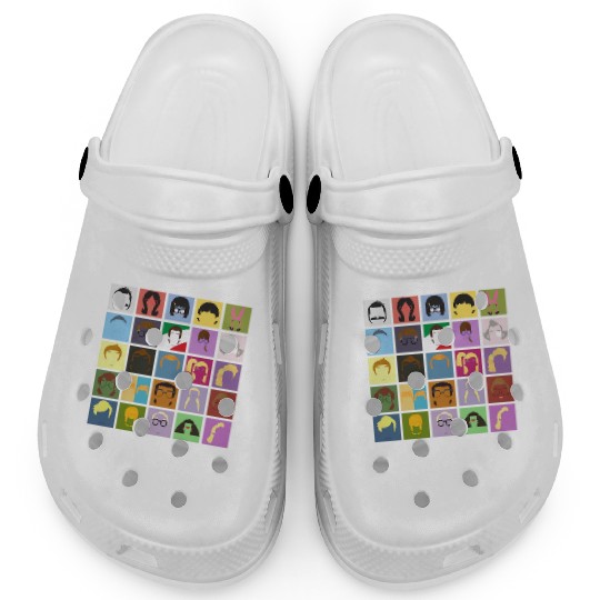 Bobs Burgers Characters Clogs