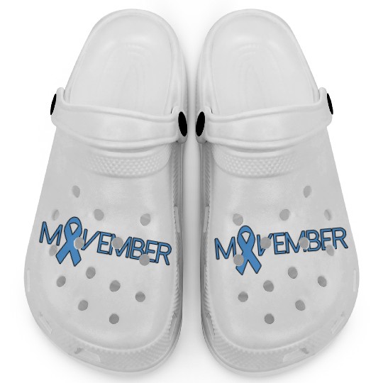 Movember Mustache Clogs