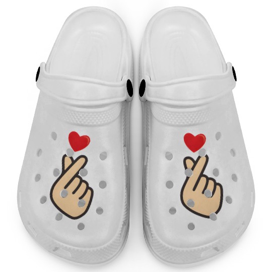 bts love hand Clogs
