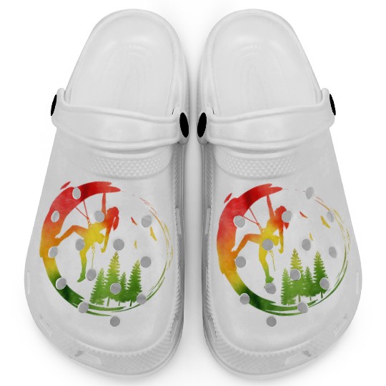 climb climbing rock climbing climber gift Clogs