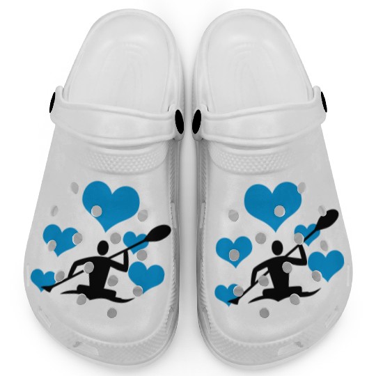 Canoe with 5 hearts Clogs