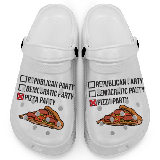Republican Party vs Democratic Party vs Pizza Part Clogs