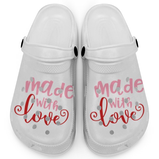 Made With Love Baby Infant Valentine Clogs