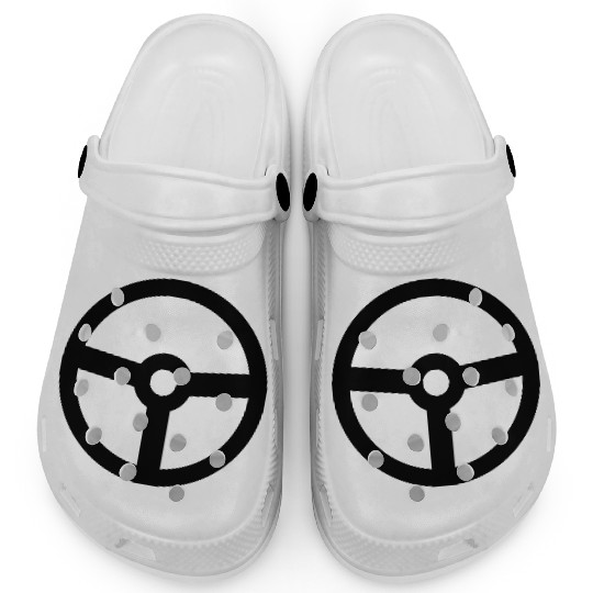 steering wheel vehicle racing car Clogs