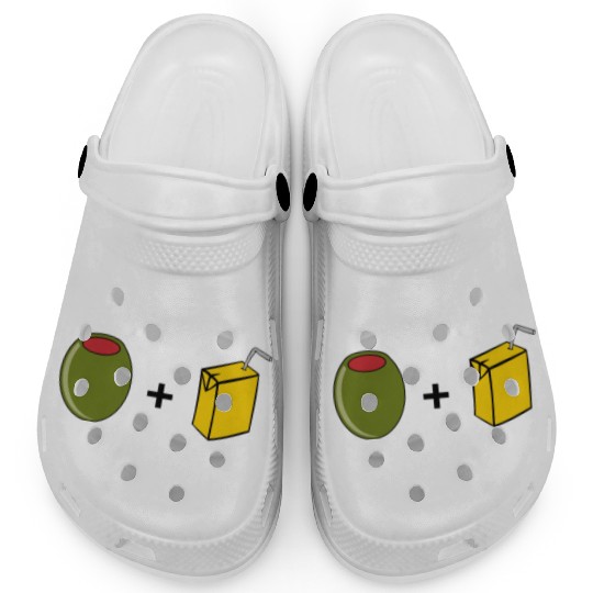 Olive Juice I Love You Clogs